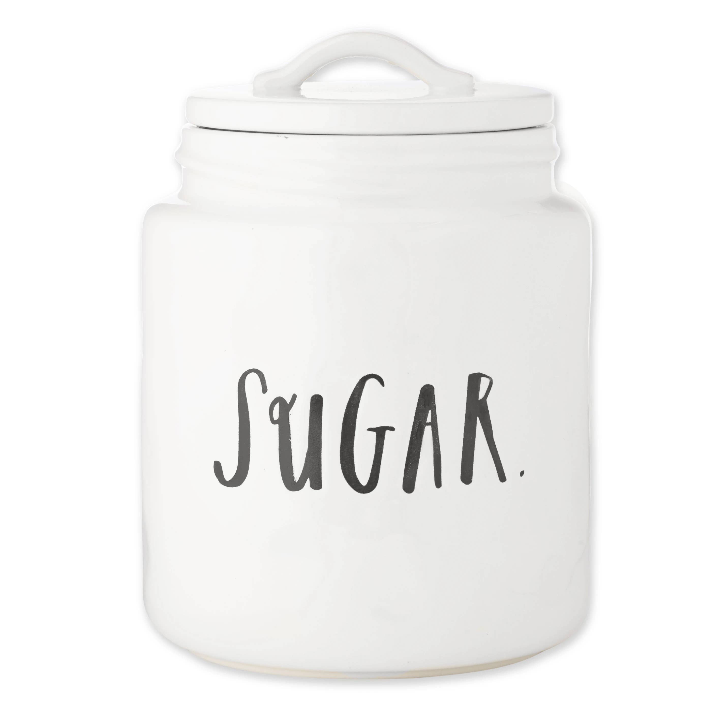 Rae Dunn Stem Print Creamer and Sugar Sweet + Pour Jar Set